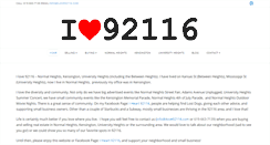 Desktop Screenshot of ilove92116.com